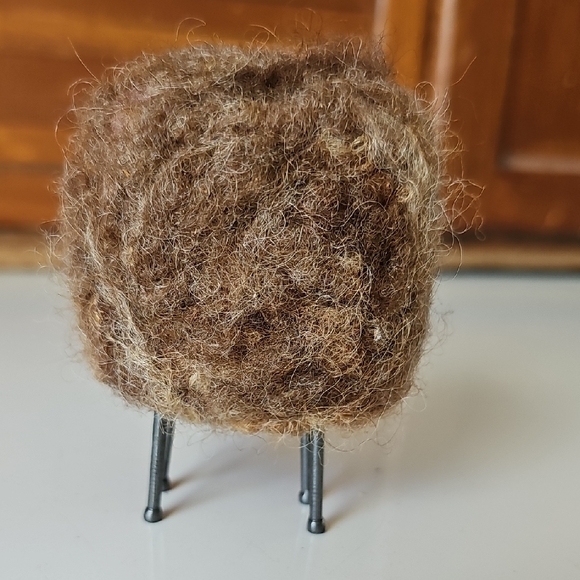Handmade Shetland Brown Wool Felted Sheep Figurine New - Picture 2 of 2
